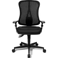 Topstar Bürostuhl Head Point SY, schwarz / schwarz, mit Armlehnen, bis 110kg, ohne Kopfstütze 4014296273921 Topstar