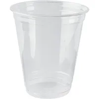 Einweg-Trinkbecher nur für Kaltgetränke umweltfreundliches PLA Volumen 300 ml H 1068 x ø 95 mm 70 Stück glasklar