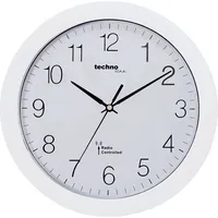 Technoline  Funkuhr WT 8000 weiss, weiß, 30cm, rund, analog 4029665028002 Technoline