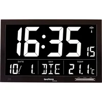 Technoline Wetterstation WS 8007 368 x 228 x 29 mm (B x H x T) LCD mit Temperaturanzeige mit Datumsanzeige mit Funkuhr 1 Weckzeit AA/Mignon