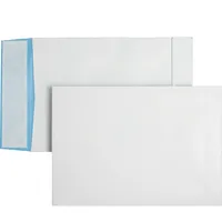 Bong Faltentaschen Posthorn 00014347, C4, ohne Fenster, haftklebend, 38mm-Falte, fadenverstärkt, 140g, weiß 4026283050538 Bong 125 Stück