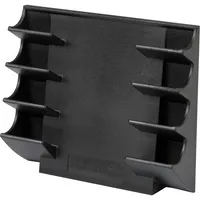Legamaster magnetischer Stiftehalter schwarz Kunststoff 4 Fächer 12,0 x 4,0 x 15,5 cm