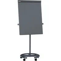 Maul Flipchart MAULoffice Rundfuß, 6375089, 70x100cm, anthrazit, mit Rollen, mit 2 Seitenarmen 4002390042192 Maul