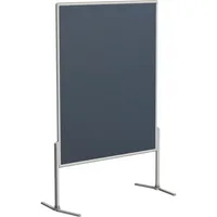 Franken Moderationstafel Pro Filz/Filz klappbare Füße Aluminium 120x15