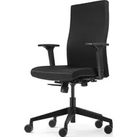 Dauphin Bürostuhl to-strike work, schwarz / schwarz, mit Armlehnen, bis 125kg, ohne Kopfstütze 4260749141013 Dauphin