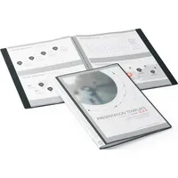 Durable Sichtbuch Duralook Plus 2431-01, schwarz, A4, mit 10 Hüllen, Polypropylen (PP) 4005546241524 Durable