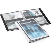 Durable Sichtbuch Duralook Plus 2432-01, schwarz, A4, mit 20 Hüllen, Polypropylen (PP) 4005546241548 Durable
