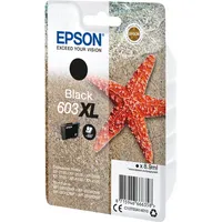 Epson Original 603XL Tinte Seestern, Singlepack schwarz XL, WF-2820DWF WF-2830DWF WF-2840DWF WF-2850DWF XP-2100 XP-2150 XP-3100 XP-3150 XP-4100 XP-4150, ReadyPrint Flex-Tintentarife
