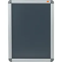 Nobo Plakat-Klapprahmen Premium Plus, 1902213, silber, A3, Aluminium 5028252194099 Nobo