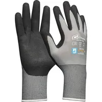 Gebol Arbeitshandschuhe MASTER FLEX, Nitril mit Sandy Finish, grau, Größe 8 / M 9002701954416 Gebol
