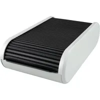 Helit Visitenkartenbox f.300 Karten sw/we 67x136x240mm 4012086008395 Helit