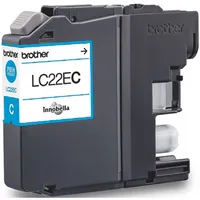 Brother Druckerpatrone LC22EC (LC-22EC), cyan, ca. 1200 Seiten 4977766748254 Brother