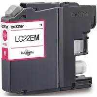 Brother Druckerpatrone LC22EM (kompatibel zu brother LC-22EM), magenta, ca. 1200 Seiten 4977766748261 Brother