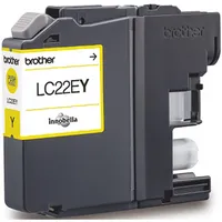 Brother Druckerpatrone LC22EY (LC-22EY), gelb, ca. 1200 Seiten 4977766748278 Brother