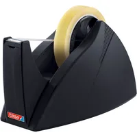 Tesa Klebebandabroller Easy Cut 57422-00001-02, für Klebebänder bis 25mm x 66m, schwarz 4042448002198 Tesa