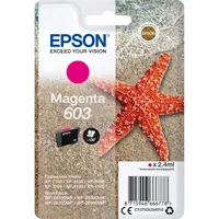 Epson Original 603 Tinte Seestern, Singlepack Magenta Standard, WF-2820DWF WF-2830DWF WF-2840DWF WF-2850DWF XP-2100 XP-2150 XP-3100 XP-3150 XP-4100 XP-4150, ReadyPrint Flex-Tintentarife