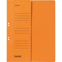 Falken Ösenhefter Manila - RC - Serie 80003874, Din A4 orange halber Vorderdeckel, Recycling-Manilakarton 250g 4014481502416 Falken
