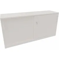 Soennecken Schiebetürenschrank endless 820112601, abschließbar, 2 OH, diamantweiß, 160x78,1x44,2cm (BxHxT) 4003969064058 Soennecken