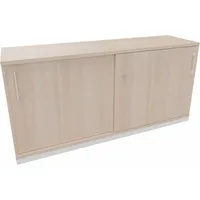 Soennecken Schiebetürenschrank endless 820112572, abschließbar, 2 OH, akazie hell, 160x78,1x44,2cm (BxHxT) 4003969064393 Soennecken