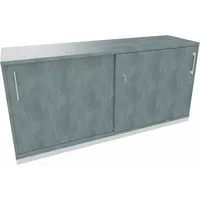 Soennecken Schiebetürenschrank endless 820112683, abschließbar, 2 OH, beton hell, 160x78,1x44,2cm (BxHxT) 4003969064461 Soennecken