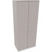 Soennecken Flügeltürenschrank endless 820109581, abschließbar, 5 OH, lichtgrau, 80x186,9x44,2cm (BxHxT) 4003969061774 Soennecken