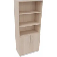 Soennecken Regalschrank endless 820109872, abschließbar, 5 OH, akazie hell, 80x186,9x44,2cm (BxHxT) 4003969061927 Soennecken