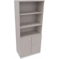 Soennecken Regalschrank endless 820109881, abschließbar, 5 OH, lichtgrau, 80x186,9x44,2cm (BxHxT) 4003969062016 Soennecken