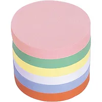 Magnetoplan Moderationskarten 111151610, Ø 10cm, Kreis, 120g, farbig sortiert  4013695001944 Magnetoplan 504 Stück