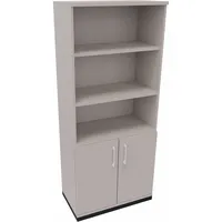 Soennecken Regalschrank endless 820109681, abschließbar, 5 OH, lichtgrau, 80x186,9x44,2cm (BxHxT) 4003969062078 Soennecken