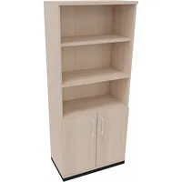 Soennecken Regalschrank endless 820109672, abschließbar, 5 OH, akazie hell, 80x186,9x44,2cm (BxHxT) 4003969061910 Soennecken