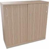 Soennecken Schiebetürenschrank endless 820112871, abschließbar, 3 OH, eiche natur, 120x113,3x44,2cm (BxHxT) 4003969064188 Soennecken
