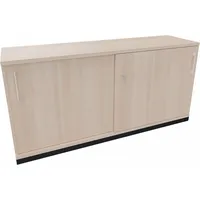 Soennecken Schiebetürenschrank endless 820112472, abschließbar, 2 OH, akazie hell, 160x78,1x44,2cm (BxHxT) 4003969064331 Soennecken