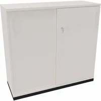 Soennecken Schiebetürenschrank endless 820112701, abschließbar, 3 OH, diamantweiß, 120x113,3x44,2cm (BxHxT) 4003969064119 Soennecken