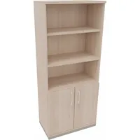 Soennecken Regalschrank endless 820109772, abschließbar, 5 OH, akazie hell, 80x186,9x44,2cm (BxHxT) 4003969062009 Soennecken