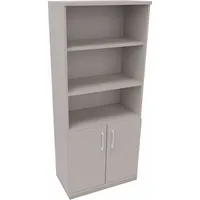 Soennecken Regalschrank endless 820109781, abschließbar, 5 OH, lichtgrau, 80x186,9x44,2cm (BxHxT) 4003969061934 Soennecken