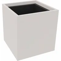 Soennecken Pflanzgefäß 1er niedrig B380xT380H400mm Weiß 4003969062337 Soennecken