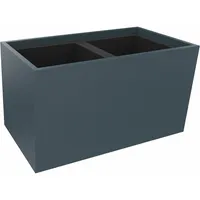 Soennecken Pflanzgefäß 2er niedrig B721xT380H400mm Lavagrau 4003969062443 Soennecken