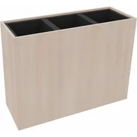 Soennecken Pflanzgefäß 3er hoch B1062xT380H800mm Akazie 4003969062535 Soennecken