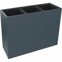 Soennecken Pflanzgefäß 3er hoch B1062xT380H800mm Lavagrau 4003969062603 Soennecken