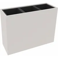 Soennecken Pflanzgefäß 3er hoch B1062xT380H800mm Weiß 4003969062467 Soennecken