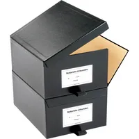 Soldan Urkundenkasten Classic 64, A4, schwarz, Pappe 4250340521536 Soldan