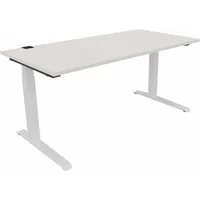 Soennecken Kabeldurchlassbuchse U-Form montiert links Silberaluminium 4003969062771 Soennecken