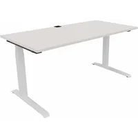 Soennecken Kabeldurchlassbuchse U-Form montiert mittig Silberaluminium 4003969062733 Soennecken