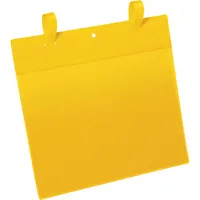 Durable Gitterboxtasche mit Lasche A4 quer PP gelb VE=50 Stück