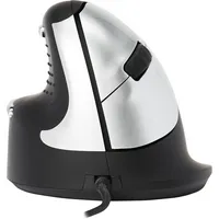 R-Go Tools Ergonomische Maus R-Go HE Break mit Pausensoftware, medium (Handlänge 165-185mm), Linkshänder, verkabelt, schwarz