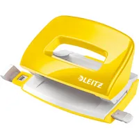 Leitz Bürolocher NeXXt WOW Mini 5060-10-16, gelb-metallic, bis 1mm 10 Blatt, mit Anschlagschiene 4002432121564 Leitz