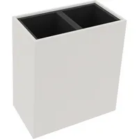 Soennecken Pflanzgefäß 2er hoch B721xT380H800mm Weiß 4003969062412 Soennecken