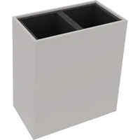 Soennecken Pflanzgefäß 2er hoch B721xT380H800mm Lichtgrau 4003969062382 Soennecken