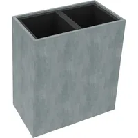 Soennecken Pflanzgefäß 2er hoch B721xT380H800mm Beton 4003969062313 Soennecken