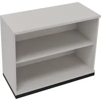 Regal endless 2 Ordnerhöhen 1.000 x 781 x 442 mm (B x H x T) anthrazit metallic